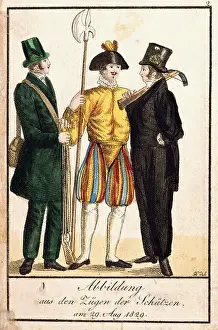 Marksman: festvity, processions, procession of the marksmen