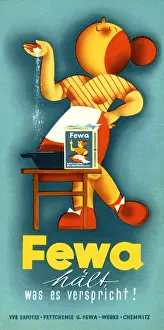 Chemnitz: Fewa washing powder advert