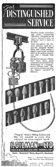 Gilman: F.Gilman. Machine Tools. Titegrip Rotary Milling Cutters