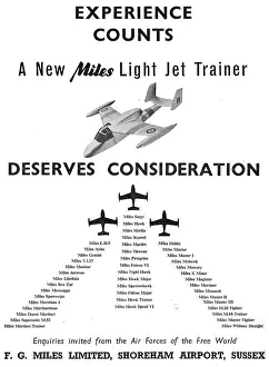 F.g.miles: F.G.Miles Light Jet Trainer 1955 M69