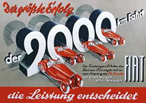 Successes: Fiat advertisement, 1935
