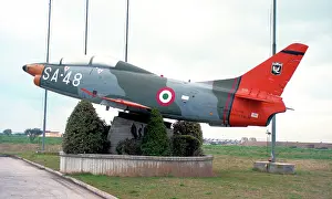Plinth: Fiat G.91 T-1 MM6348 - SA-48
