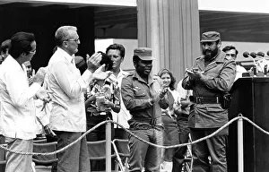 Microphones: Fidel Castro and others