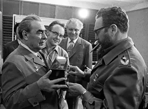 Suburb: Fidel Castro and Leonid Brezhnev, 1974
