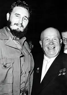 Fiend: FIDEL CASTRO and Soviet Premier Nikkita ?