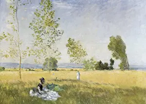 Monet: Field of Bezons, by Monet