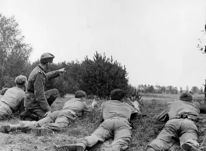 Pre Military: Field exercise in a HJ military training camp, 1942