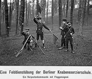 Apprenticeship: Field exercise of the Knabenexerzierschule