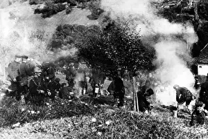 Boiling: Field kitchen, around 1910