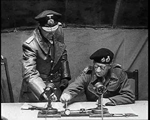 Luneberg: Field Marshal Bernard Montgomery Receiving