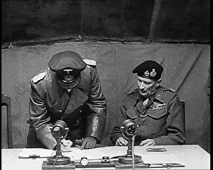 Luneberg: Field Marshal Bernard Montgomery Receiving