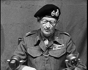 Luneberg: Field Marshal Bernard Montgomery Sitting To