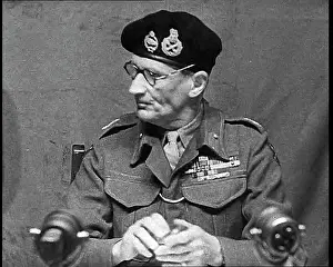 Luneberg: Field Marshal Bernard Montgomery Sitting To