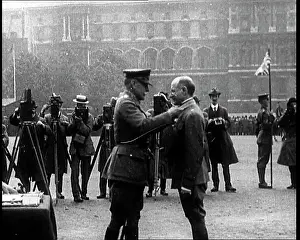 Haig: Field Marshal Douglas Haig Presenting Medals