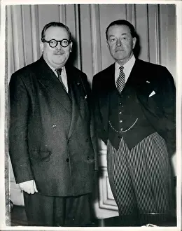 Formers: Field Marshal Lord Alexander, Belgian PM Van Acker, Brussels
