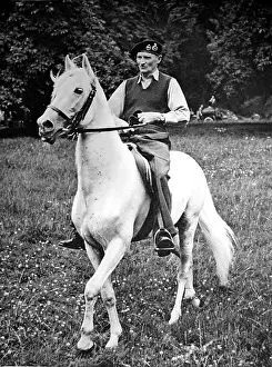 Procured: Field-Marshal Montgomery on horseback, 1945