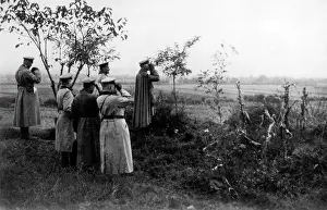 Mackensen: Field Marshal observes troops, 1915