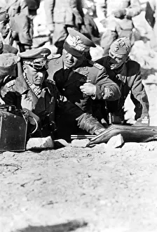 Calvi: Field Marshal Rommel at a command post, WW2