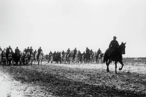Meyer: Field parade of a cavalry division on the Eastern Front