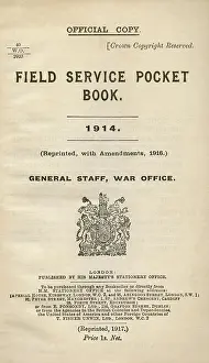Reprinted: Field Service Pocket Book - 1914