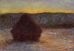 Conical: Field at Sunset, by Monet