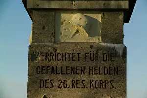Carvings: Fields of Battle, Lands of Peace - German cemetery, Monthois