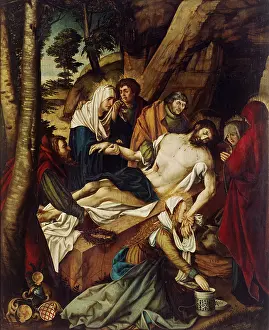 Anointing: fien arts, Schaffner, Martin, (circa 1477 - circa