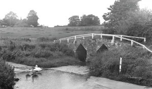 Packhorse: Fifehead Neville, the Packhorse Bridge c1955
