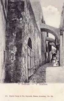 Dolorosa: Fifth Station of the Cross - Jerusalem