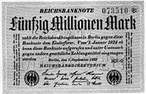 Fifty: Fifty million Mark, 1923