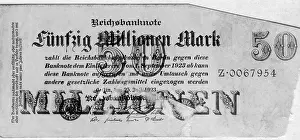 Fifty: Fifty million Marks, 1923