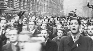 Czechs: Fight over insignia in Prague, around 1934