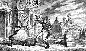 Landlady: Fight between a landlady and soldier