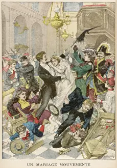 Violently: FIGHT DURING WEDDING