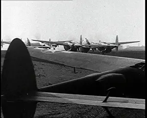 Taxiing: A Fighter Aircraft Taxiing down a Runway, In