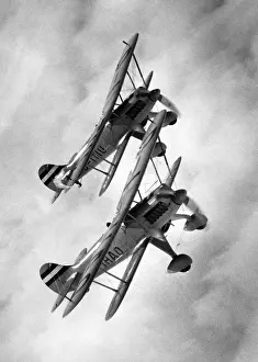 Partly: Fighter plane in flight