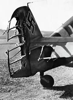 Stabilizer: Fighter plane Messerschmitt Me 109, 1942