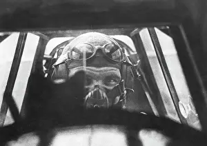 Breathing: Fighter plane Messerschmitt Me 109, 1943