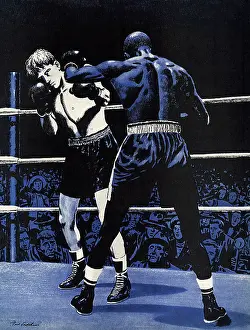 Spar: Fighters Box in Ring