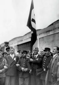 Lorraine: Front fighter's meeting in Verdun, 1936