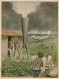 Vineyards: FIGHTING HAIL BEAUJOLAIS