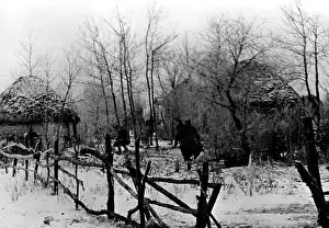 Mitte: Fighting in winter, 1941