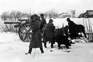 Howitzer: Fighting in winter, 1942