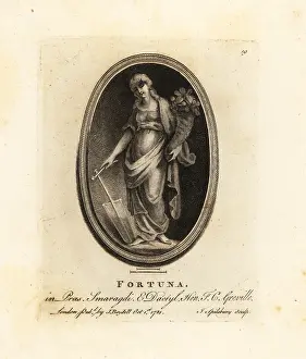 Fortuna: Figure of Fortuna, the goddess of fortune