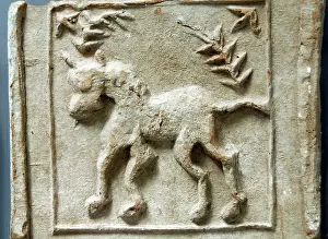 Mane: Figure of a horse. Terracotta
