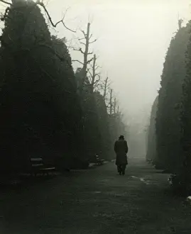 Hunched: Figure in the Mist