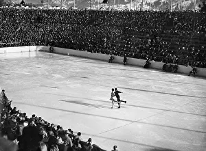Partenkirchen: Figure skating at the Olympic winter gamees in Garmisch-Part
