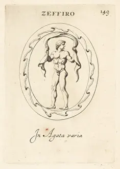 Zephyr: Figure of Zephyrus, Greek god of the west wind