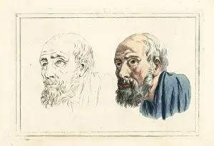 Robert Sayer: Figures from an 18th century colouring book