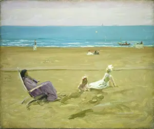 Lavery: Figures on a Beach